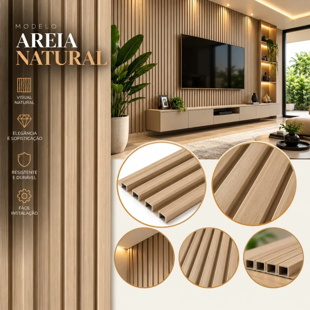 Areia Natural aplicado em ambiente