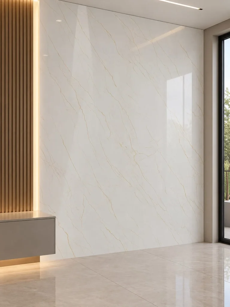 Aurum Beige aplicado em ambiente