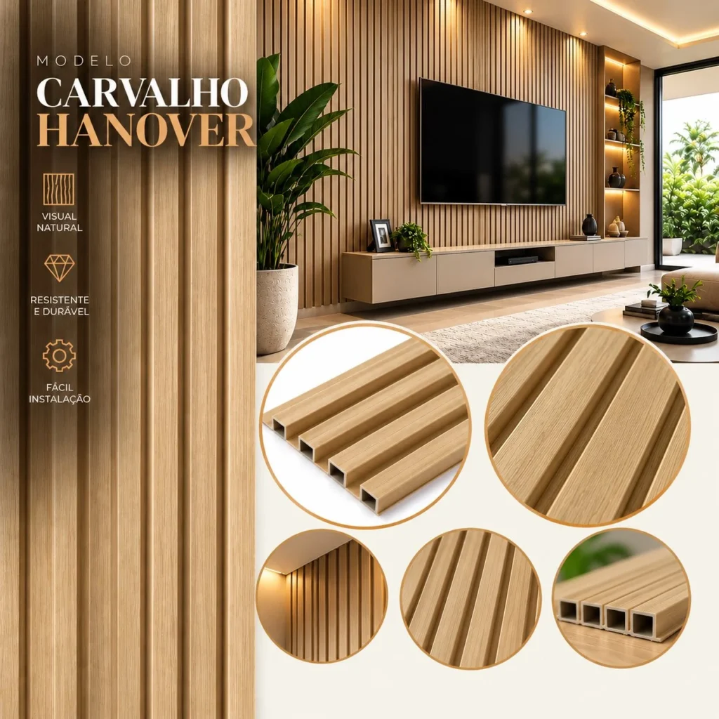 Carvalho Hanover aplicado em ambiente
