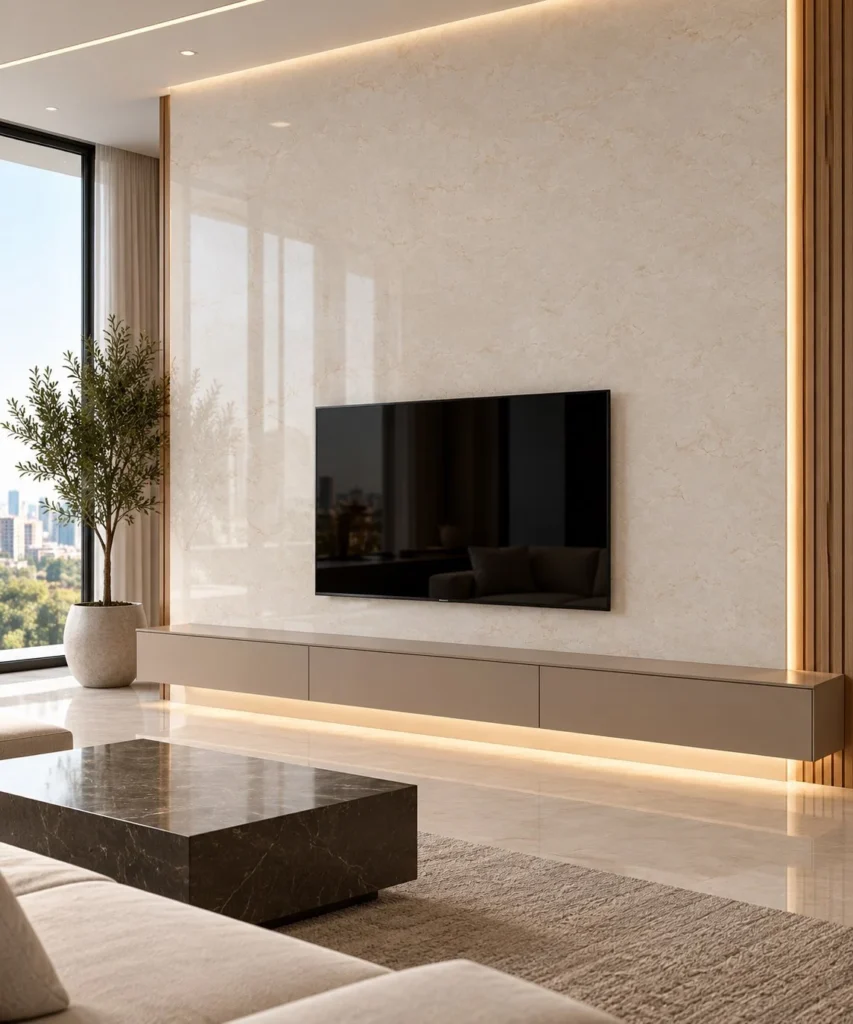 Crema Nobile aplicado em ambiente