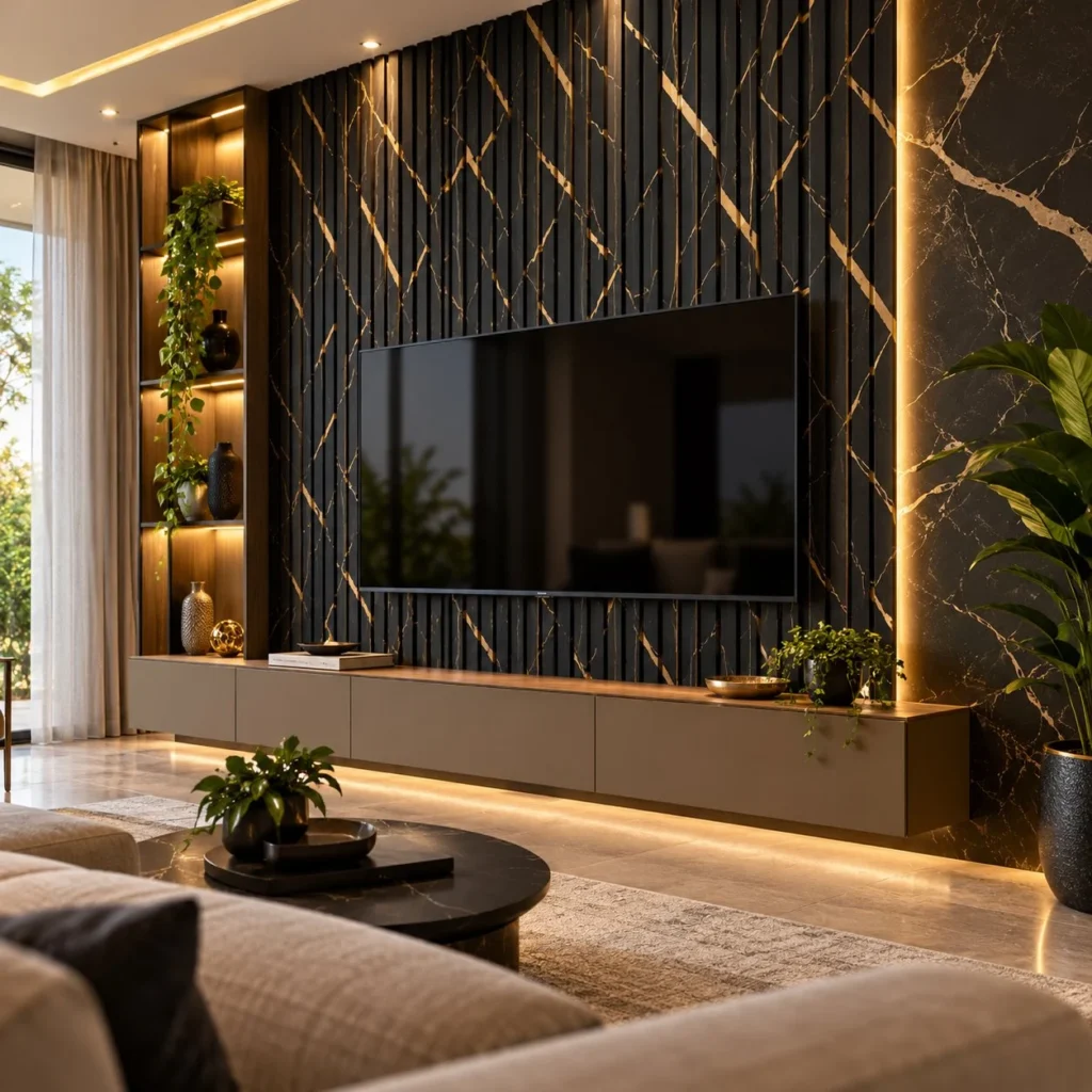 Nero Dourado aplicado em ambiente
