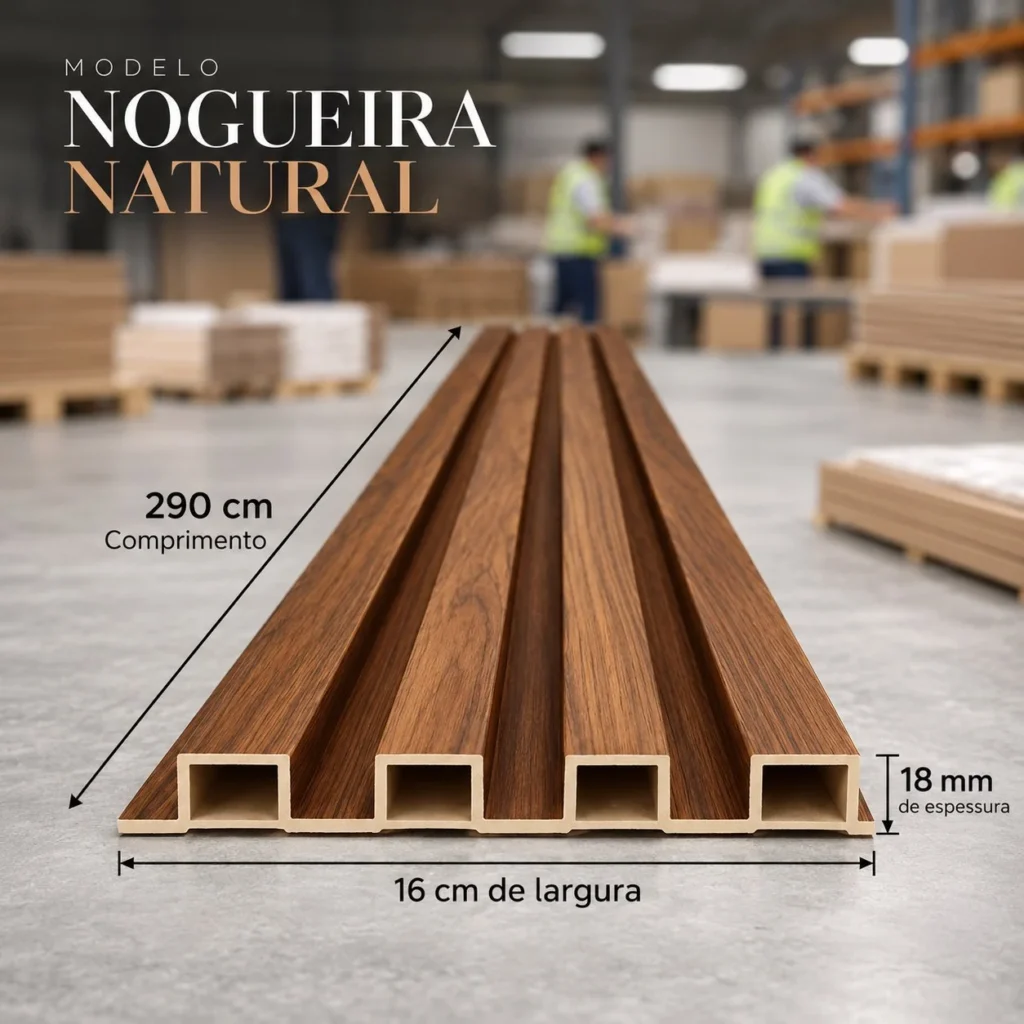 Nogueira Natural aplicado em ambiente
